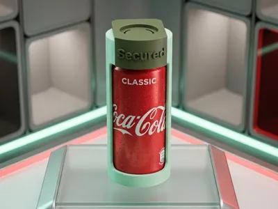 can holder with lock and key - secure your drink