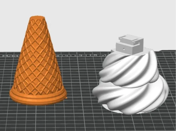 Beyblade X Launcher Grip - Ice Cream