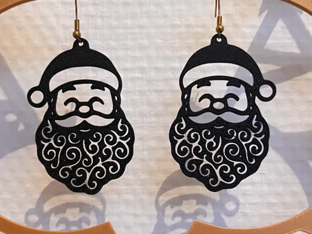 Earrings - Santa 2