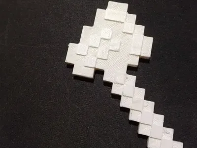 minecraft 3d printed axe