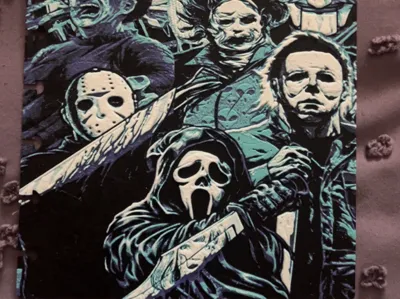 Horror hue forge A5 notebook cover disc bound