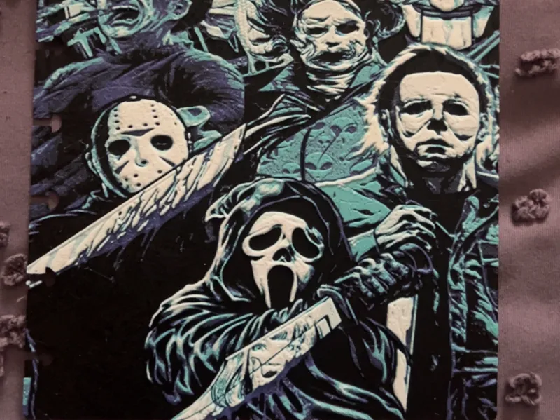 Horror hue forge A5 notebook cover disc bound