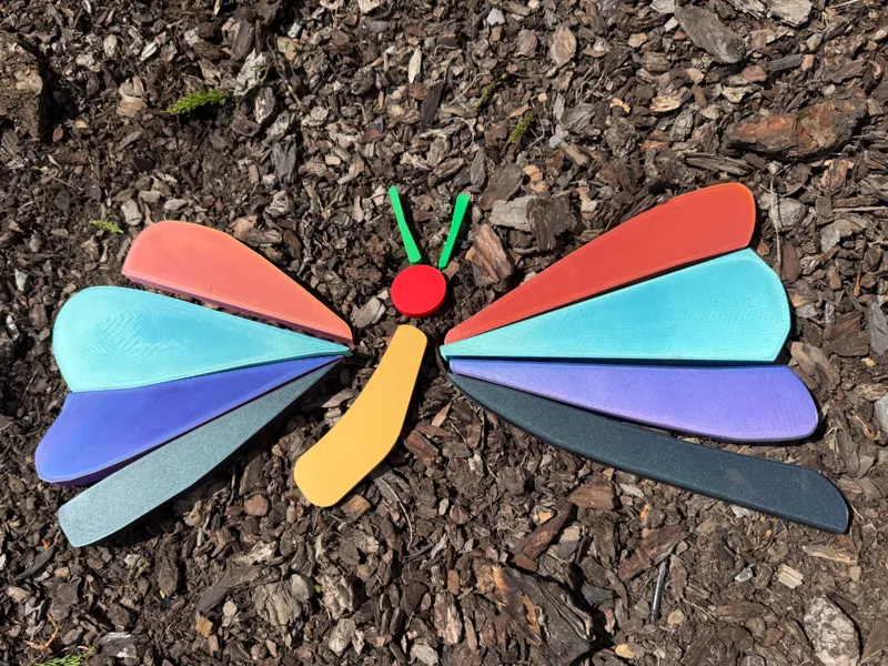 Very Hungry Caterpillar Butterfly Garden Stone Set