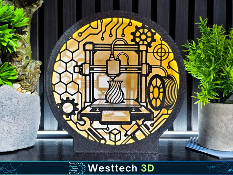 3D-Drucker Lampe