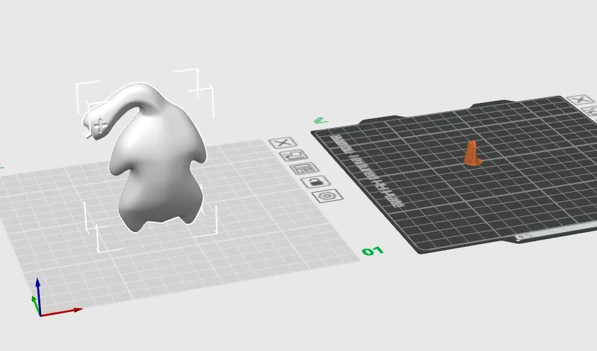Miniatura 1 do modelo 3D 烤鸭汽车挂件