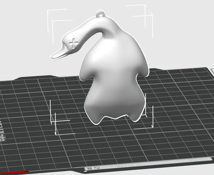 Miniatura 2 do modelo 3D 烤鸭汽车挂件