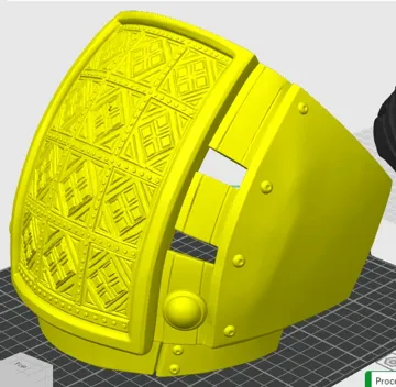 Modelo para impresión 3D: drdoom shoulder — vista de referencia 5