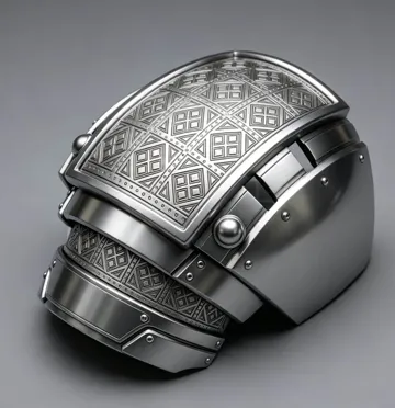 Modelo para impresión 3D: drdoom shoulder — vista de referencia 3