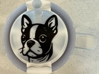 Stanley Cup Topper 30 - 40 ounce - Boston Terrier
