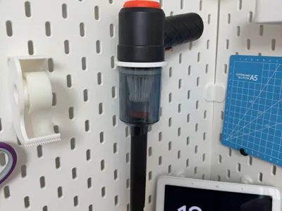 Skadis adapter for mini vacuum cleaner