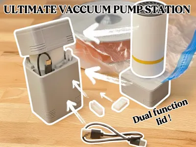 vacuum pump case & raiser