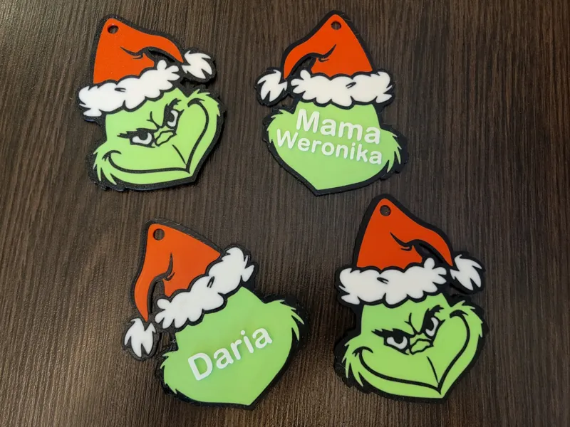 Personalized Christmas Gift Tag – Grinch