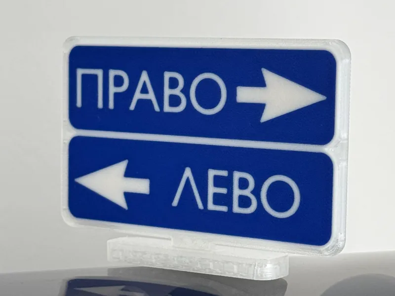 Funny New Driver Direction Sign – Left or Right?