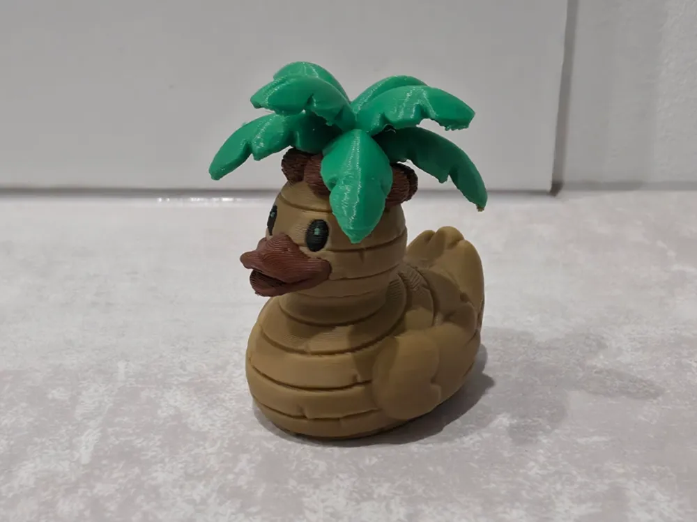 Modelo para impresión 3D: Palm Duck, Coconut Duck, Cruise Jeep Duck. Referencia del modelo original.