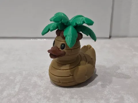Modelo para impresión 3D: Palm Duck, Coconut Duck, Cruise Jeep Duck — referencia de MakerWorld