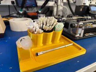 Qtip and Syringe Holder