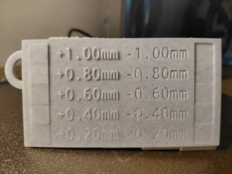 Emboss & Engrave Depth Calibration Plate