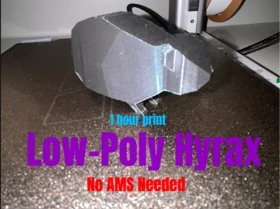 Low-Poly Hyrax
