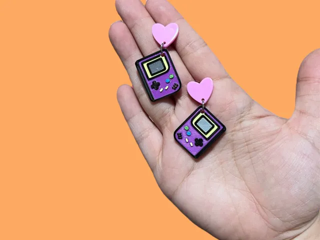 Pendientes Game Retro Pop 90s