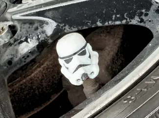 Storm Trooper Valve Stem Caps