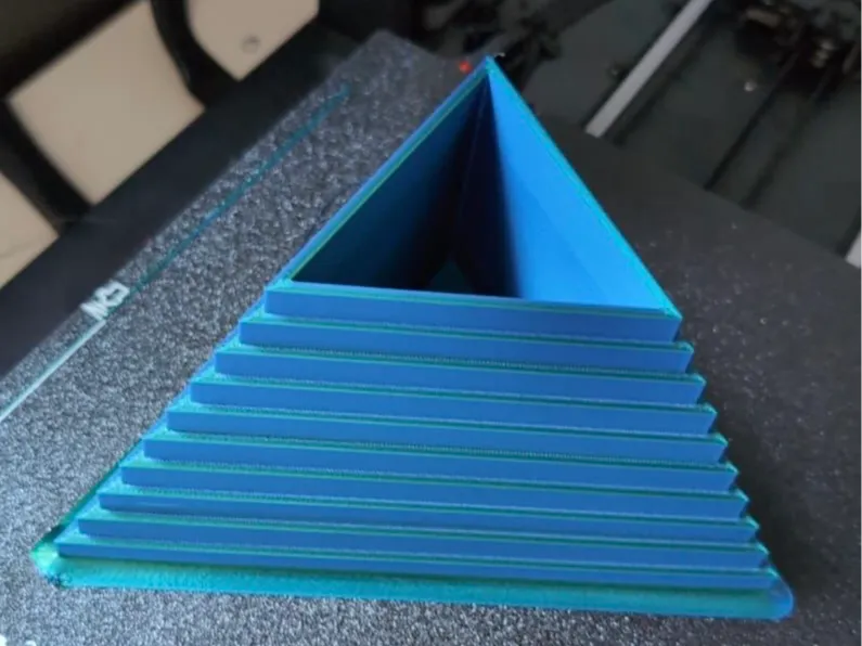 Pyramid pencil holder