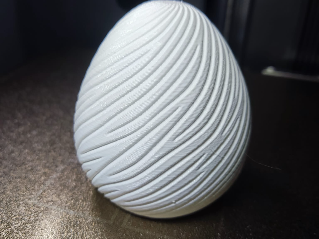 Ribbed Easter Egg