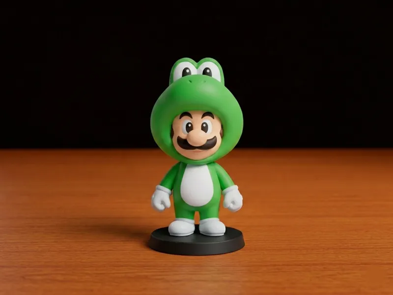Mario con traje de Yoshi