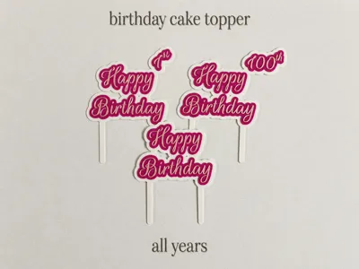 Birthday Cake Topper
