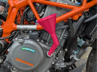 Motorcycle Oil Funnel