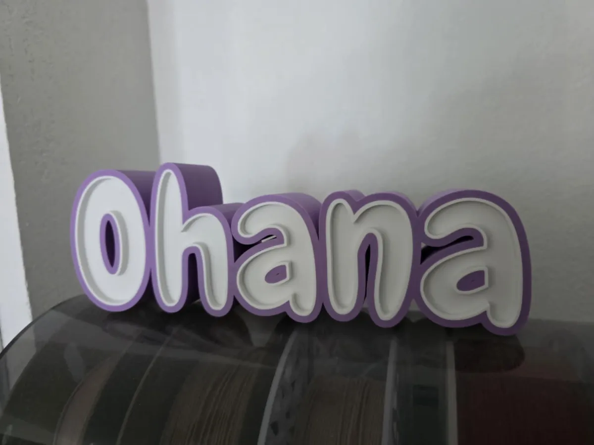 Lightbox Ohana Lilo et Stitch