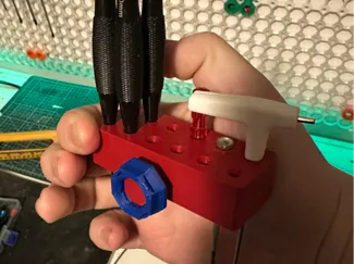 Small screwdriver holder with Multiboard/HSW mount