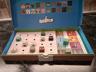 MineCraft rubber box frame