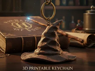 Sorting Hat Keychain - Harry Potter