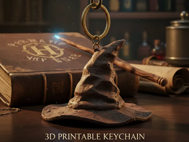 Sorting Hat Keychain - Harry Potter