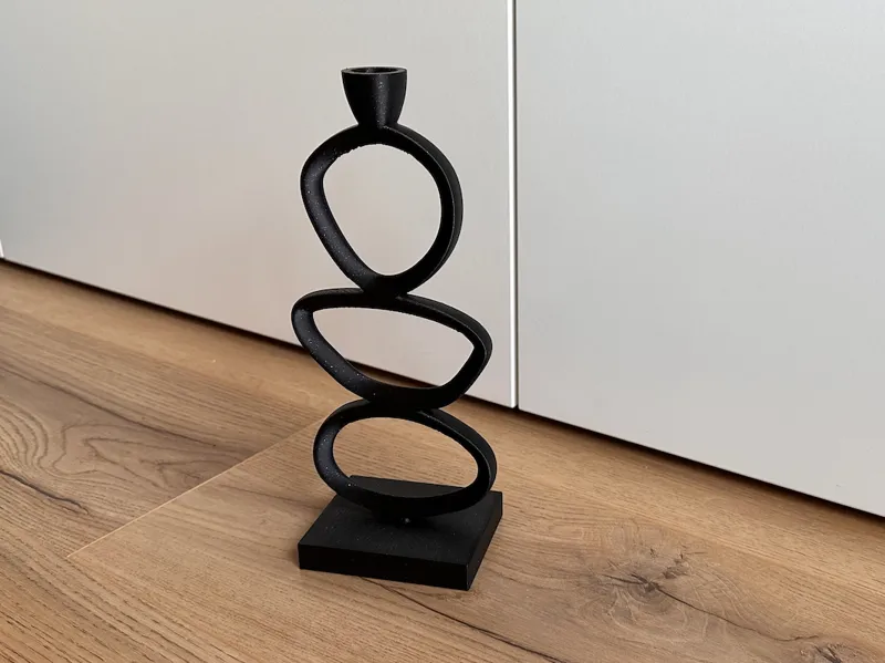 Three Rings Candlestick Holder