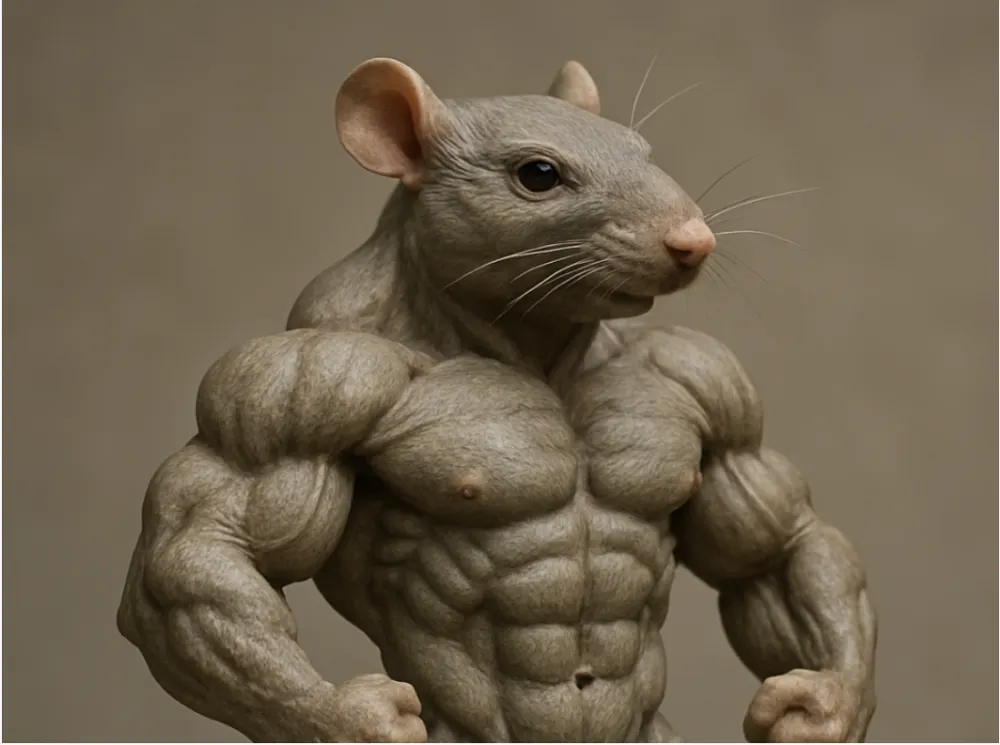 BUFF RAT - Free 3D Print Model - MakerWorld