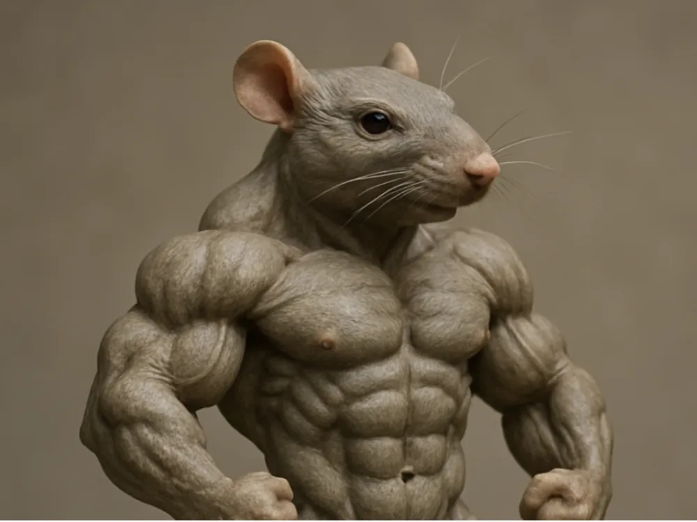 Two Buff Rats BUFF RAT - Free 3D Print Model - MakerWorld