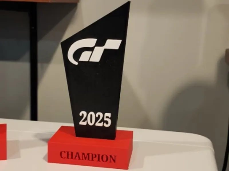 GT Trophy w/ Base - Multi color