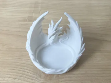 Modelo para impresión 3D: 凤凰收纳盘 — vista de referencia 3