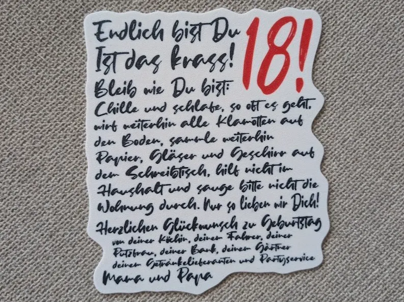 Endlich 18