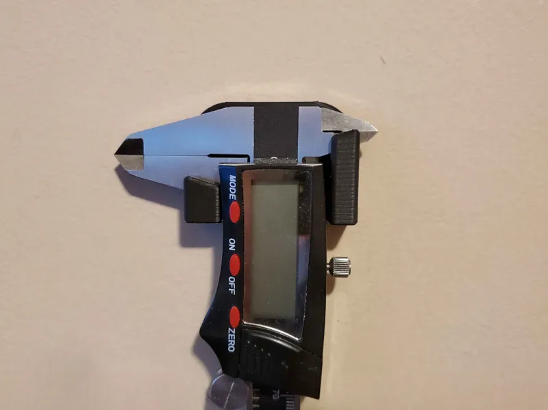 Wall Mount for digital calipers