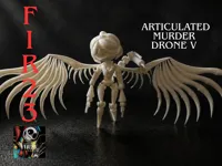 Articulated Murder Drone For All Bambu Lab Printers (NO AMS)