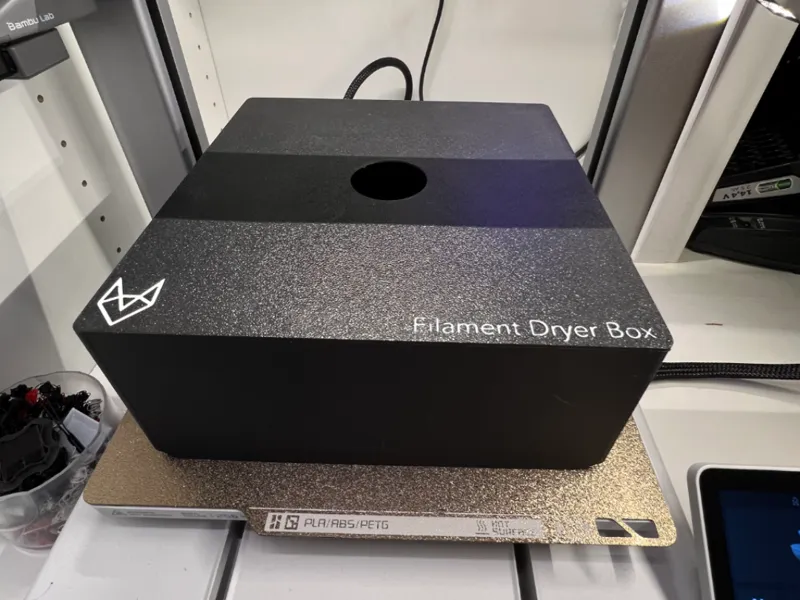 Fast Filament Dryer Box – Dry On Your Build Plate