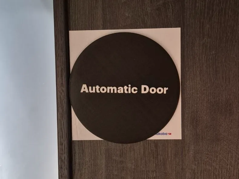 Automatic Door Sign