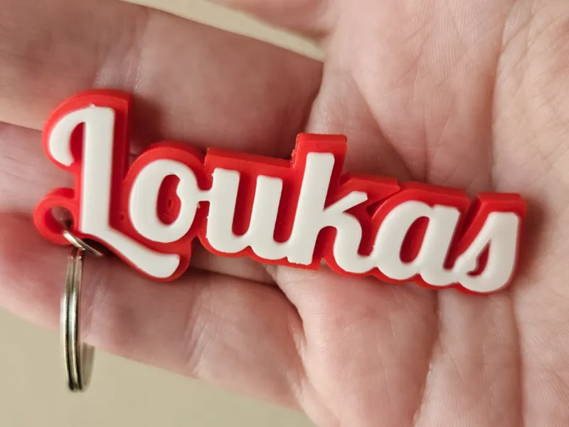 porte clés prénom Loukas