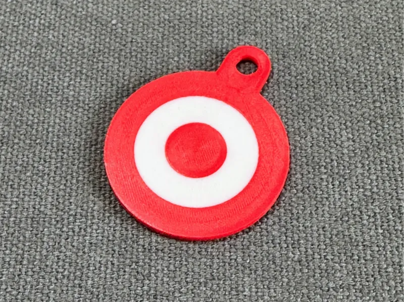 Target Logo Keychain