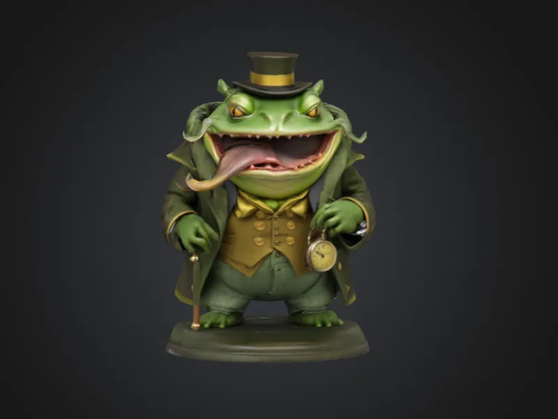 Gentleman Toad – 3D Printable Figurine
