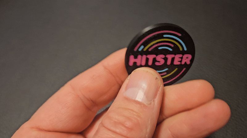 Hitster Tokens Double-sided (flat)