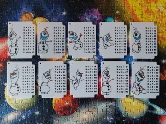 Multiplication Cards – Olaf (Frozen Theme)