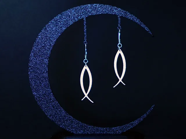 Earrings fish